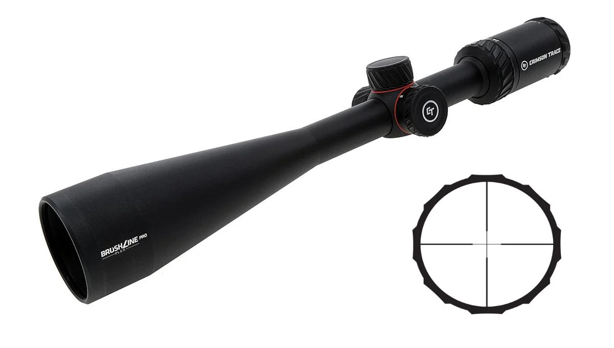 CRIMSON TRACE BRUSHLINE PRO 3-12X42 30MM PLX