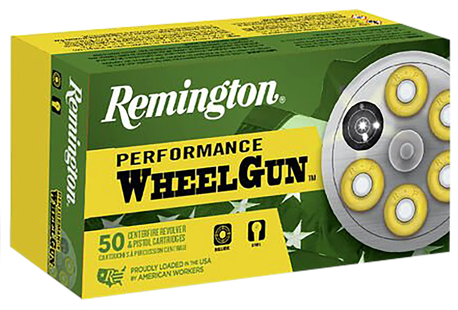 Remington Ammunition 22338 Performance WheelGun 45Colt 225gr Lead Semi Wadcutter 50 Per Box/10 Case