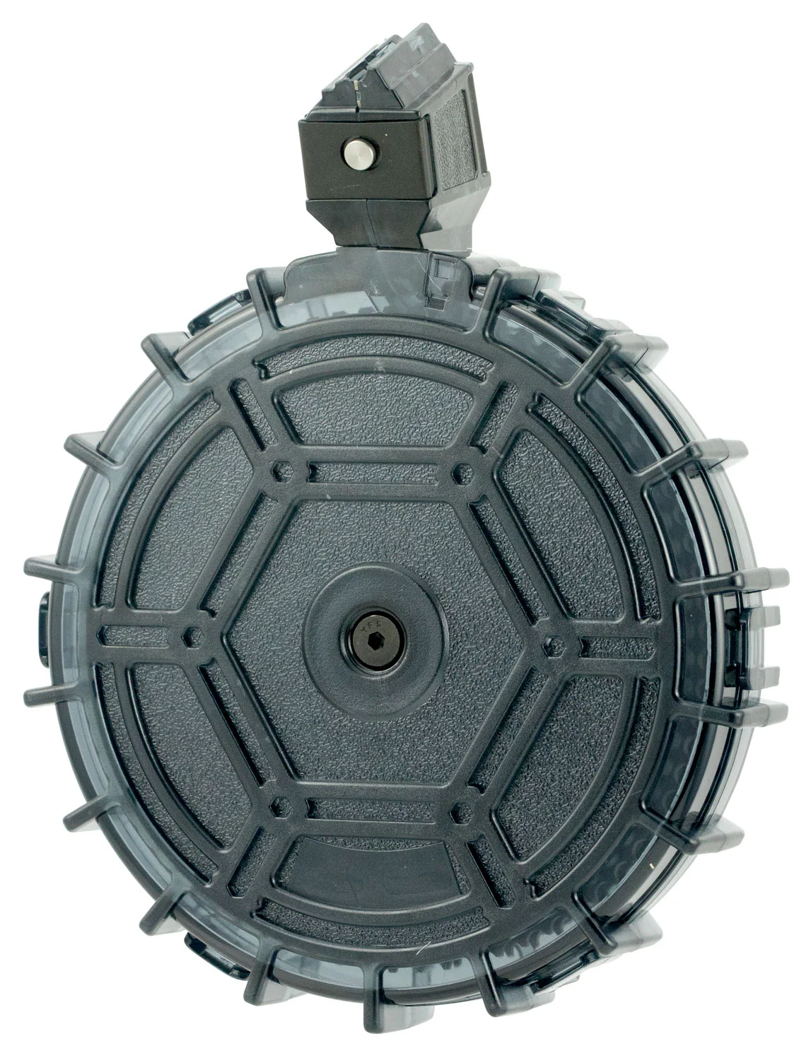 ProMag RUGA30 Ruger 10/22 70rd Drum 22 LR Fit Ruger 10/22/Ruger Charger Black Polycarbonate