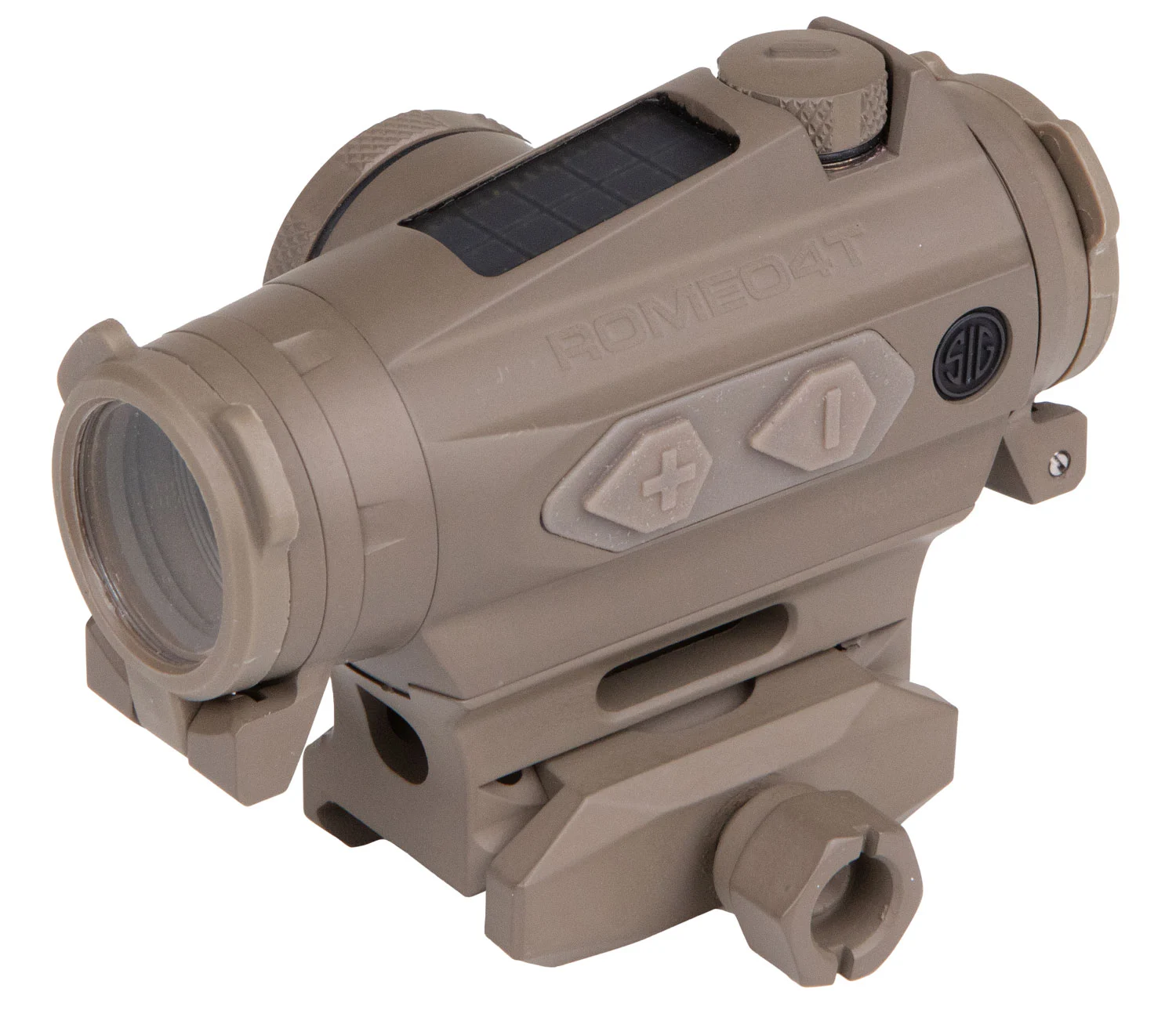 Sig Sauer Electro-Optics SOR43131 Romeo4T Flat Dark Earth 1 x 20 mm 2 MOA Red Ballistic Dot/65 MOA Circle