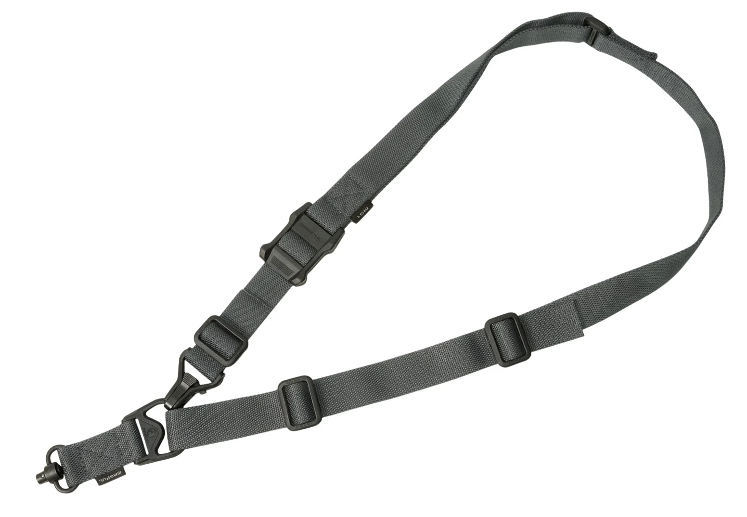 Magpul MAG515GRY MS3 Single QD Sling GEN2 Gray Nylon 48"-60" OAL Adjustable One-Two Point Rifle