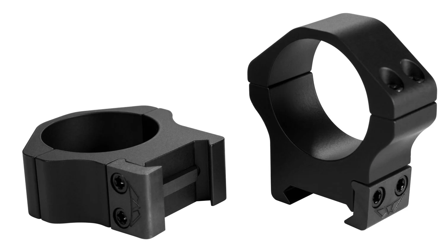 Warne 514M Horizontal Rings Maxima Matte Black 30mm Medium 0 MOA
