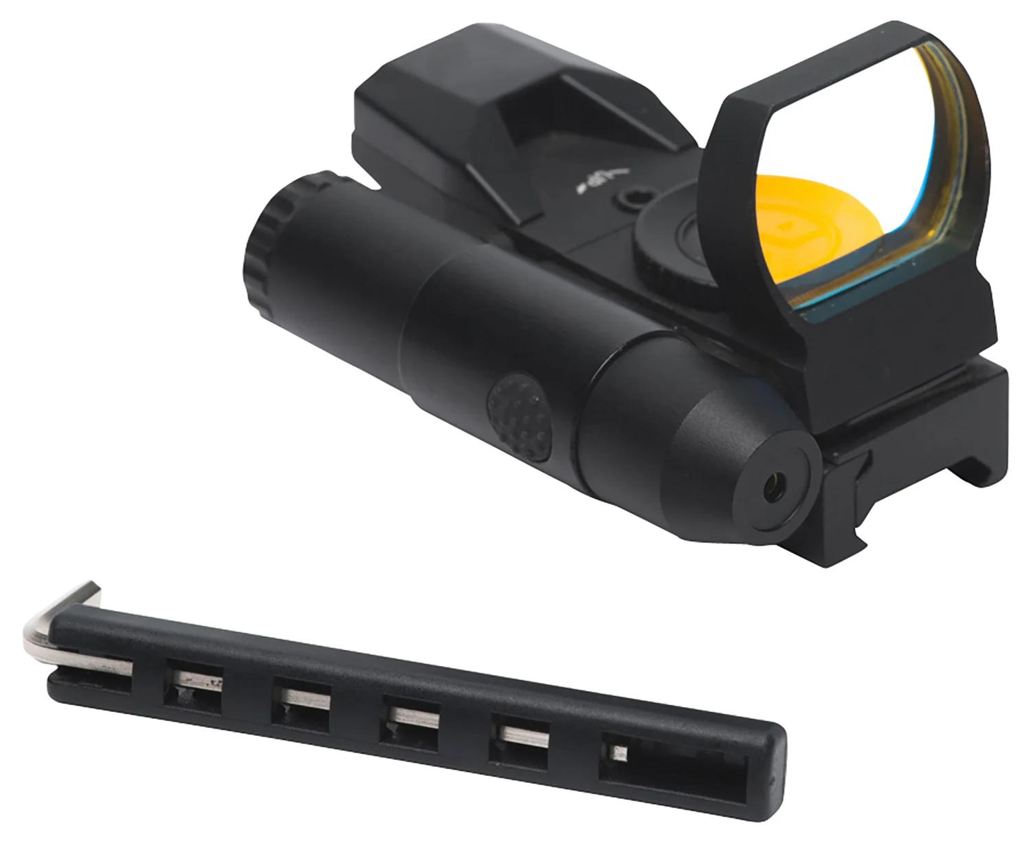 Firefield FF26023 Impact Duo Reflex Sight Matte Black 1 x 31 mm x 22 mm 3 MOA/5 MOA Red Dot Multi Reticle Red Laser