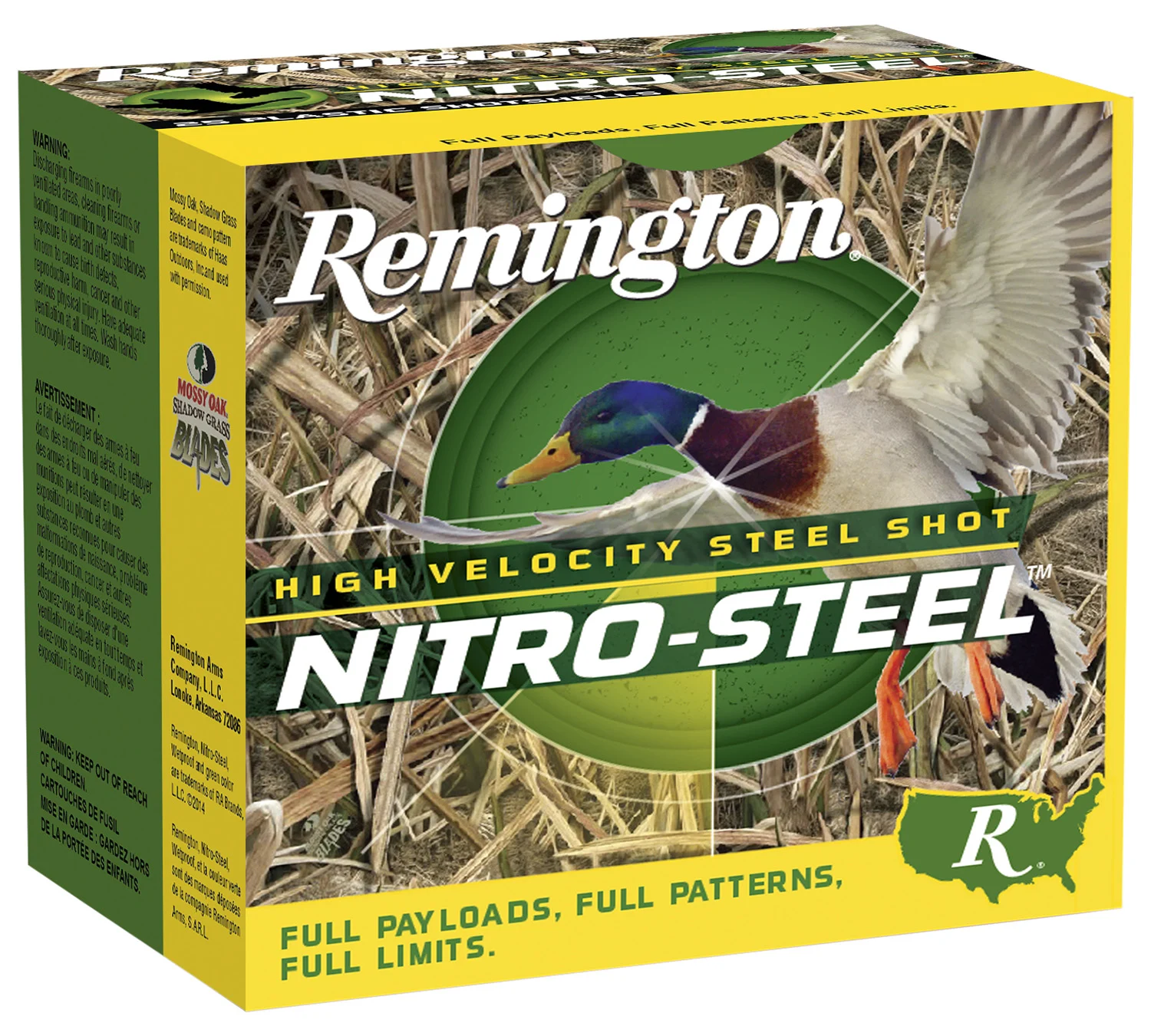 Remington Ammunition 20794 Nitro-Steel High Velocity 12Gauge 3" 1 1/4oz BBShot 25 Per Box/10 Case