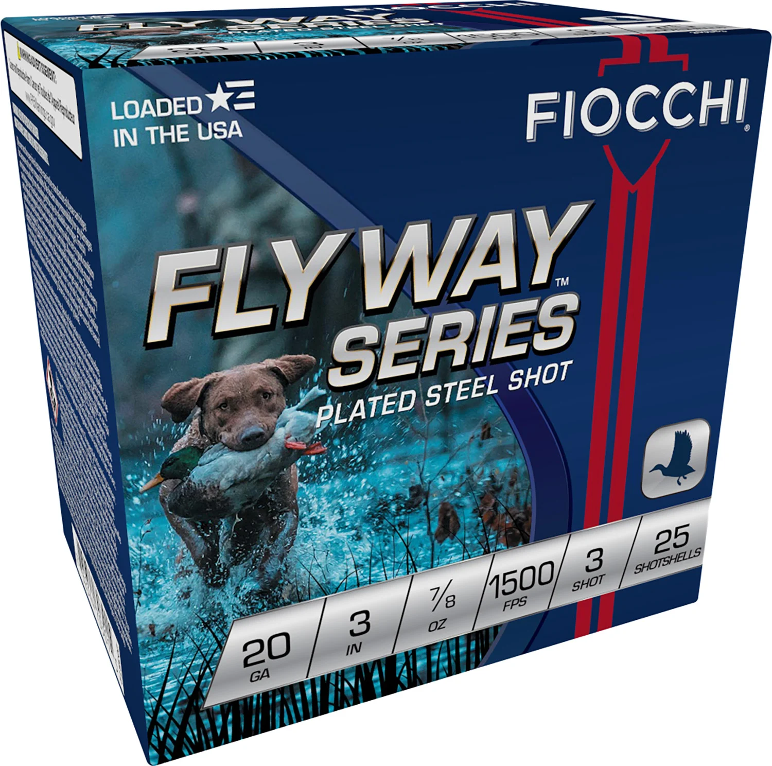 Fiocchi 203ST3 Flyway 20Gauge 3" 7/8oz 3Shot 25 Per Box/10 Case