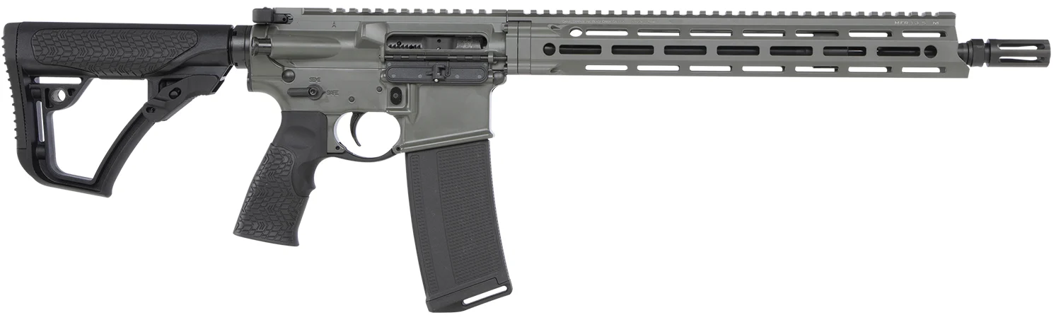Daniel Defense 0212801219047 DDM4 V7 SLW 5.56x45mm NATO 14.50" 32+1 Deep Woods Green Cerakote 6 Position w/SoftTouch Overmolding Stock