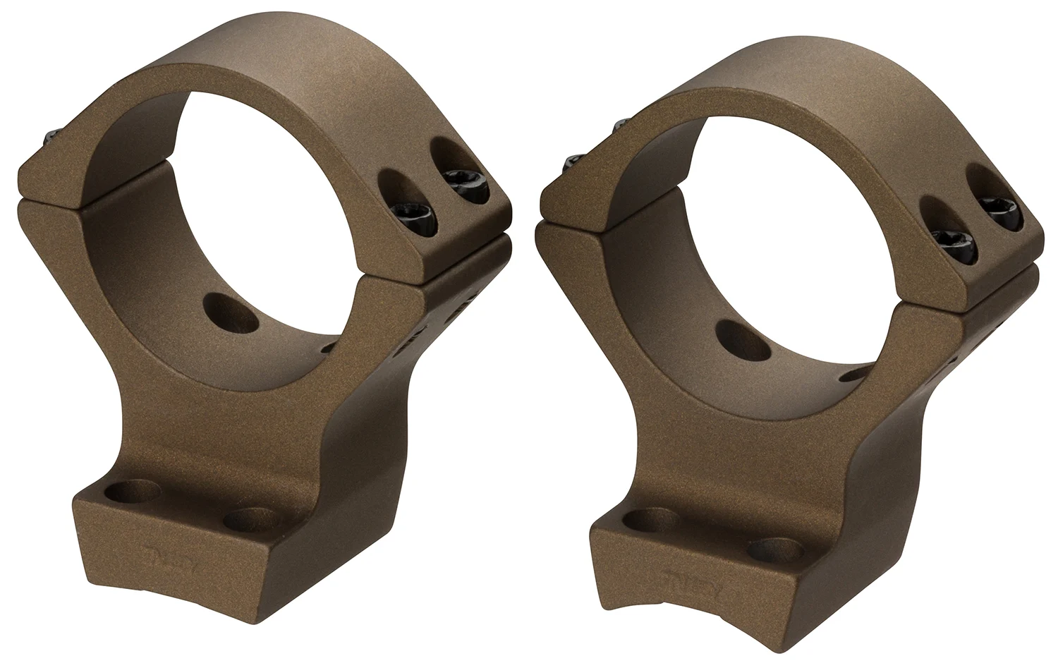 Browning 12535 X-Bolt Scope Mount System X-Lock Burnt Bronze Cerakote Aluminum 30mm Tube, Medium Rings
