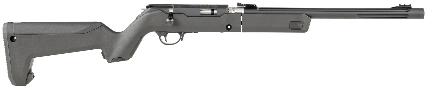 Tactical Solutions OHRTD22LRMBOBBLK Owyhee 22 LR 10+1 16.50" Fluted/Threaded, Black, Folding Takedown Rec, Magpul Backpacker Stock, Fiber Optic Sights