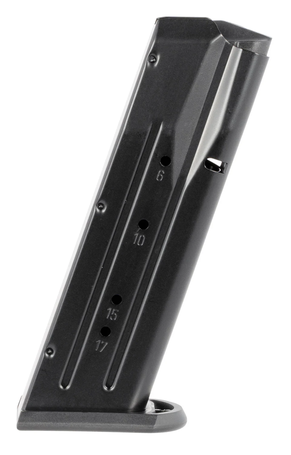 Mec-Gar MGWIT9LFAFC Tanfoglio 17rd 9mm Luger, Fits Tanfoglio Witness Large Frame Blued w/Anti-Friction Coating Carbon Steel