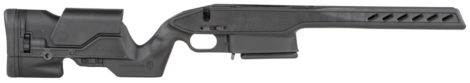 Archangel AAS111MLA Precision Elite Stock Black Synthetic Aluminum Pillar Bedded for Savage 110/111 Long Action Magnum Caliber