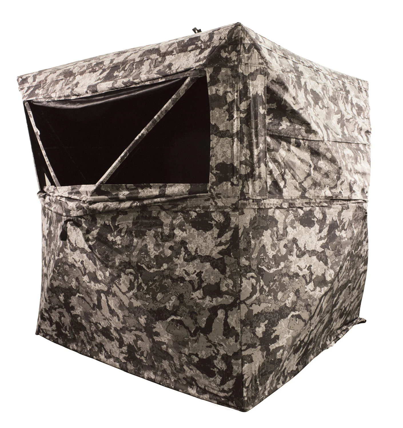 HME HMEGRDBLND3CVD Executioner Three-Person Ground Cervidae Camo Polyester