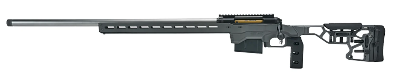 Savage Arms 57704 110 Elite Precision 6mm Creedmoor 10+1 26" Matte Stainless, Matte Black Rec, Gray Cerakote Adjustable MDT ACC Aluminum Chassis Stock, Left Hand (MB Not Included)