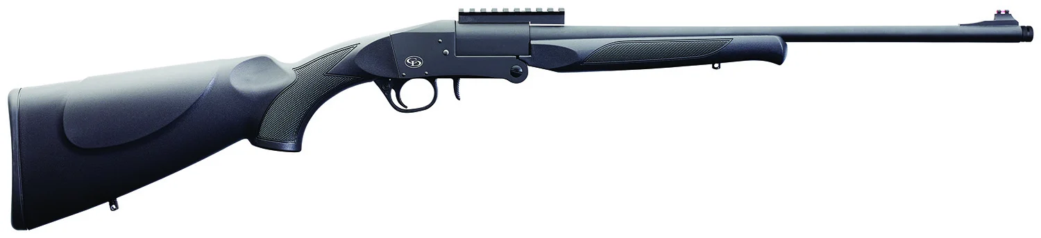 Charles Daly 930282 101 Turkey Full Size 410 Bore Break Open 3" 1rd 20" Black Steel Single Shot Barrel & Receiver w/Picatinny Rail, Fixed Black Synthetic Stock, Beretta/Benelli Mobil Choke System