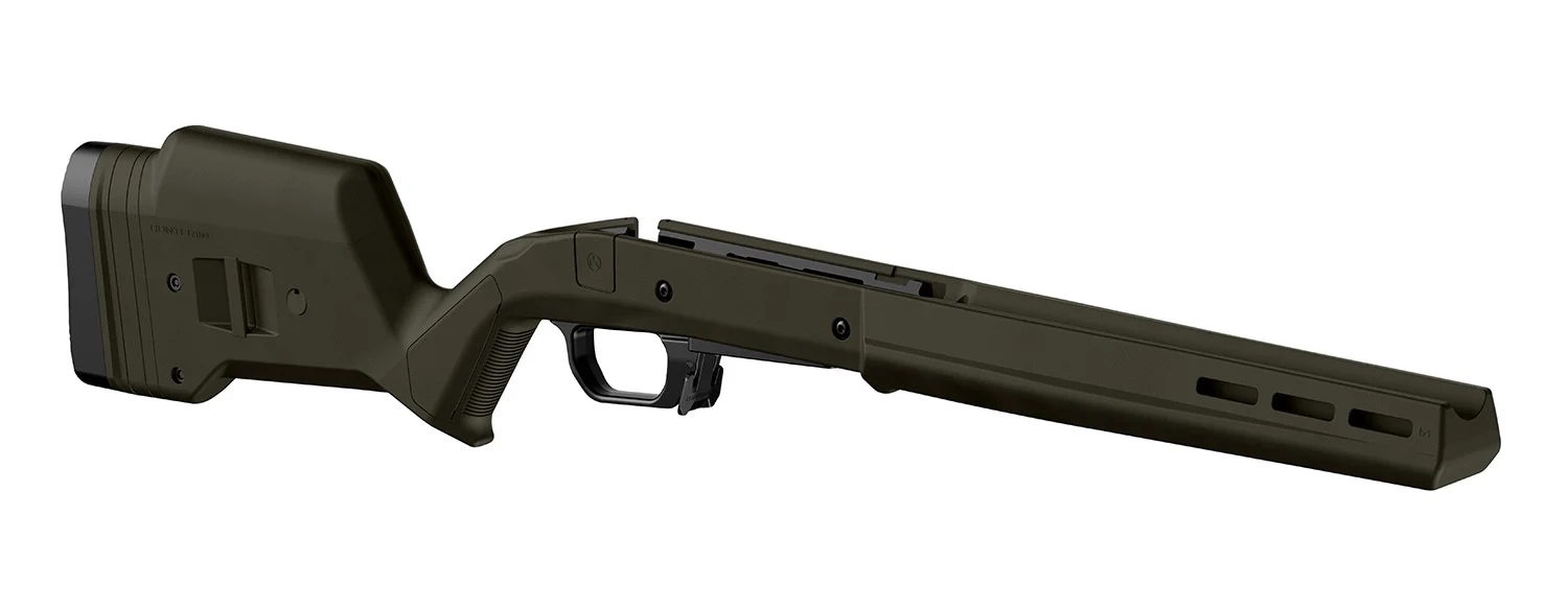 Magpul MAG1069-ODG-RT Hunter 110 Stock Fixed with Aluminum Bedding & Adjustable Comb OD Green Synthetic for Savage 110 Short Action Right Hand
