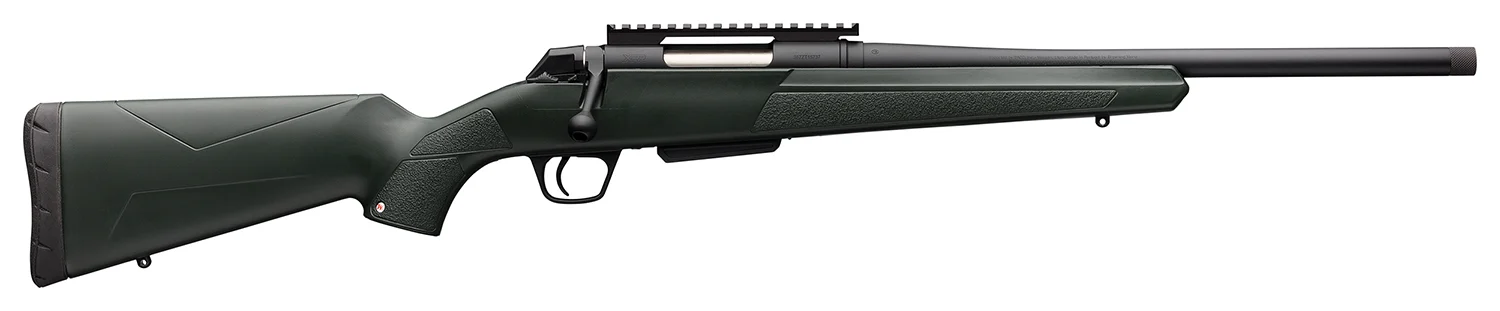 Winchester Repeating Arms 535757299 XPR Stealth 6.8 Western Caliber with 3+1 Capacity, 16.50" Threaded Barrel, Black Perma-Cote Metal Finish & Green Synthetic Stock Right Hand (Full Size)