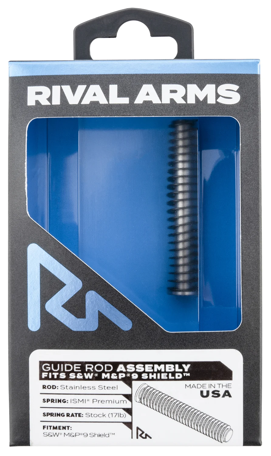 Rival Arms RARA50M101S Guide Rod Assembly Guide Rod Assembly Stainless Steel for S&W M&P-9