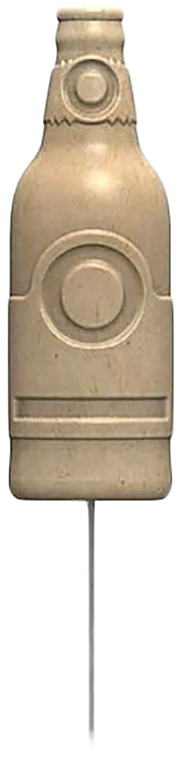 Birchwood Casey 3DSTBTL 3D Stake Target Beige Bottle 6 Pack