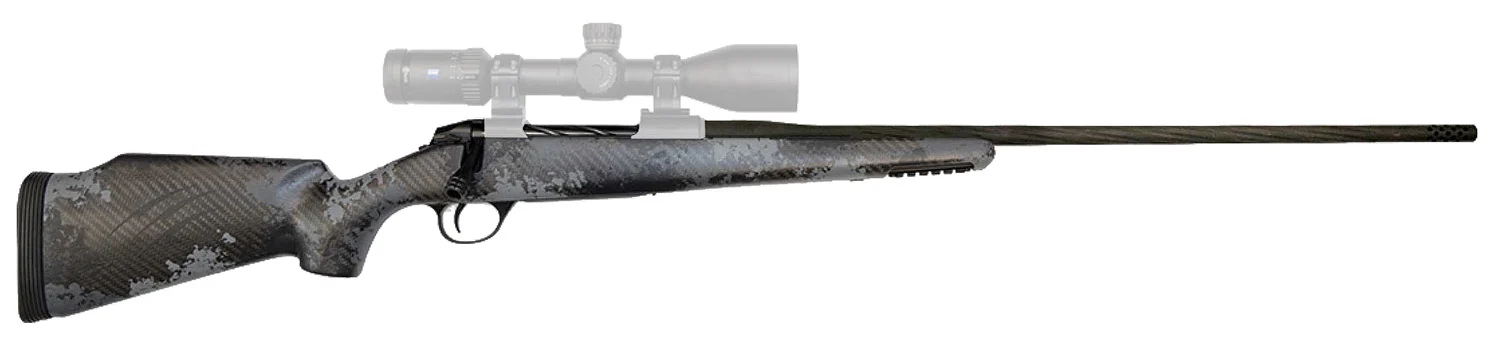 Fierce Firearms FRG7MMRM24BU Twisted Rage Full Size 7mm Rem Mag 3+1 24" Black Cerakote Fluted Threaded Barrel, Black Cerakote Steel Receiver, Urban Camo C3 Carbon Rage w/Pic Rail Carbon Fiber Stock