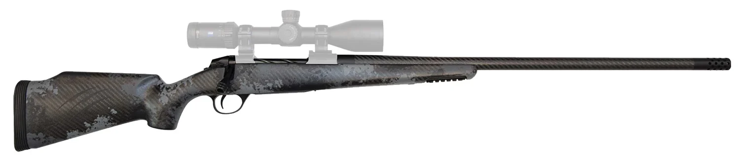 Fierce Firearms LRCTR300WINBBOV4 CT Rival LR 300 Win Mag 3+1 24" Carbon Fiber C3 Carbon Fiber Barrel Black Cerakote Titanium Blackout Camo Fixed Fierce Tech C3 Stock Right Hand