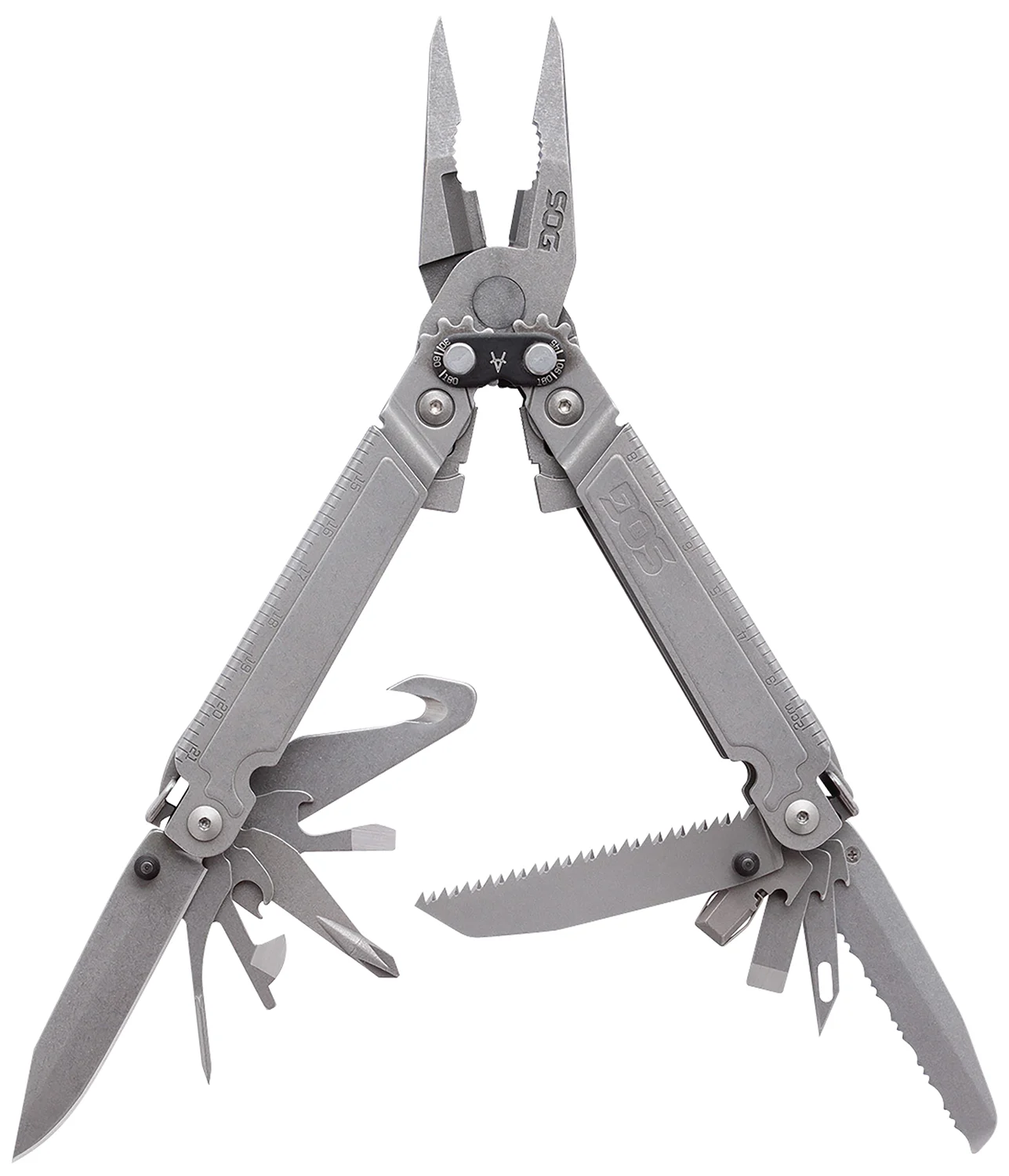 S.O.G SOGPA3001CP PowerAccess MT Stone Washed 5Cr15MoV Stainless Steel 6.82" Long