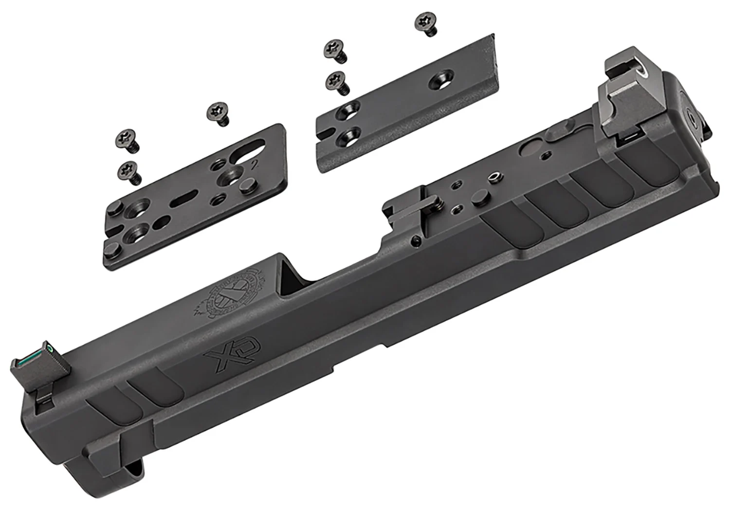 Springfield Armory XD4901 XD OSP 9mm Black Steel for Springfield XD with Optics Cut, Suppressor Height Night Sights, Includes Cover Plates