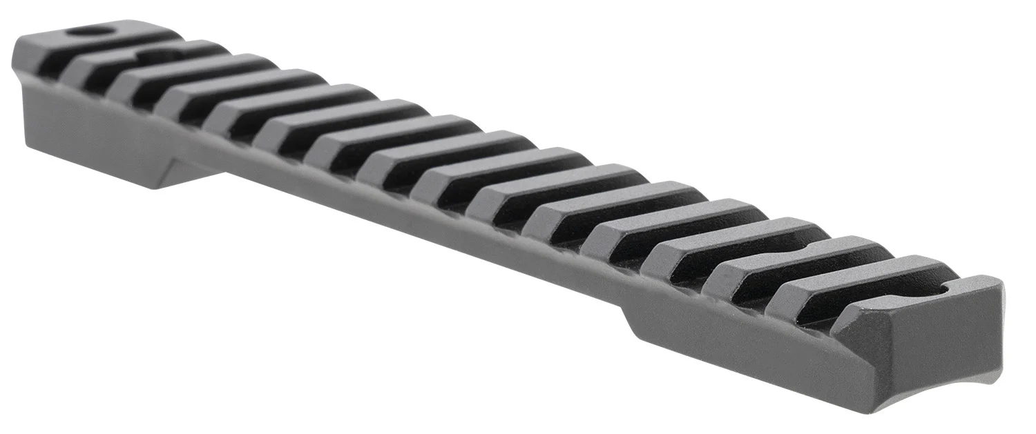 Talley PLM258779 Fierce Rivalry Picatinny Rail Black Anodized Long Action 20 MOA