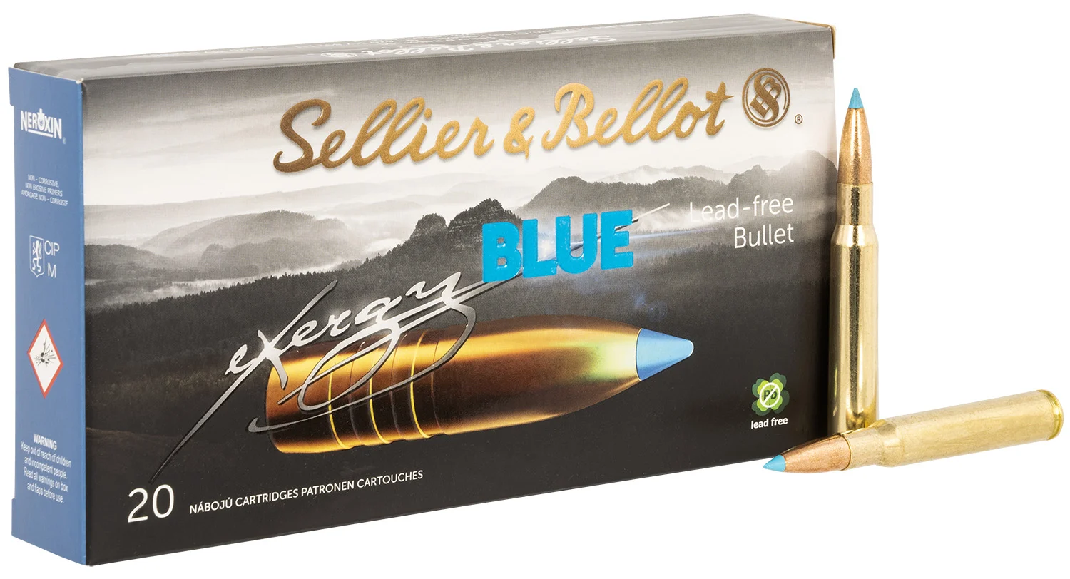 Sellier & Bellot SB3006XB eXergy 30 06Springfield 180gr TAC EX Blue 20 Per Box/12 Case