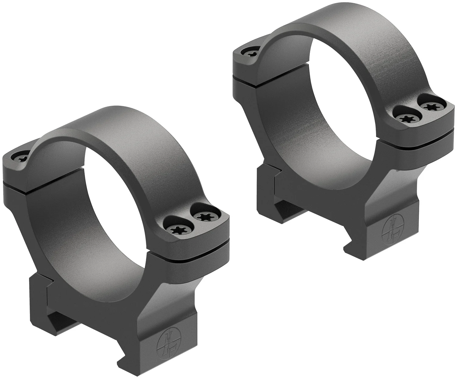Leupold 183391 BackCountry Cross-Slot Matte Black Aluminum, 34mm Tube Medium Weaver Picatinny/Weaver