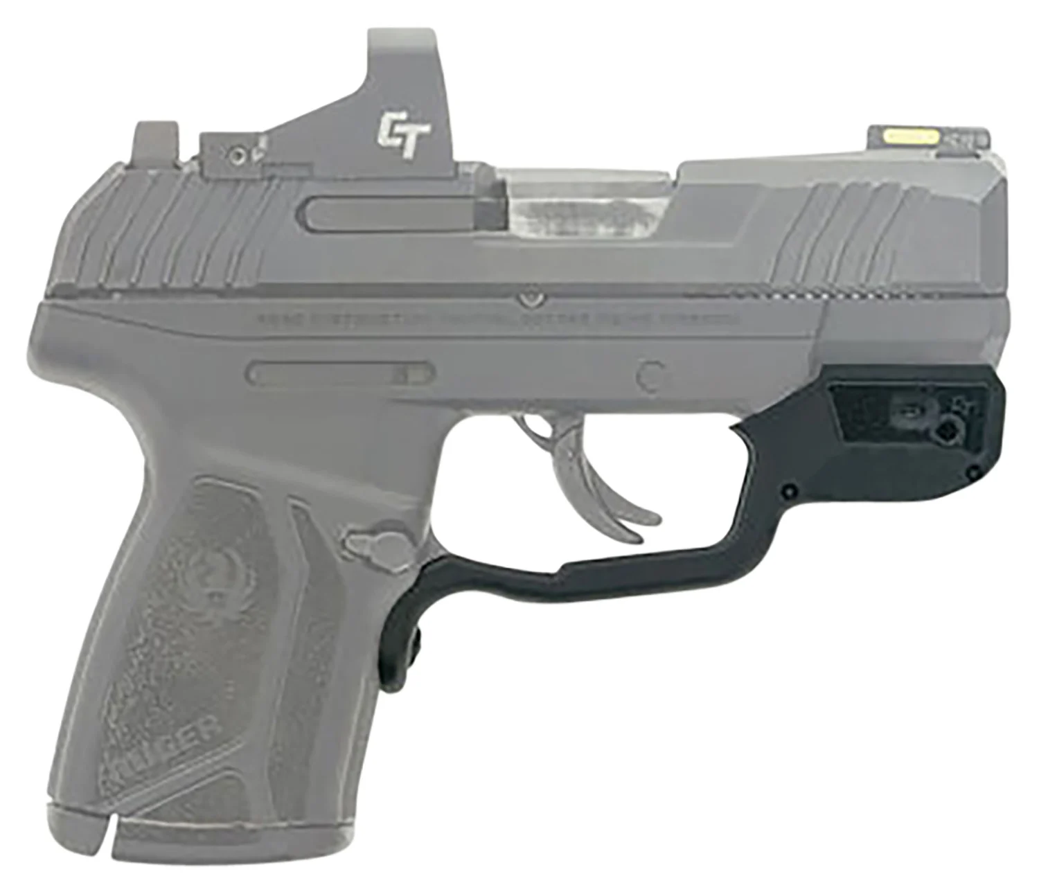 Crimson Trace 0102050 Laserguard Ruger MAX-9, Green Laser Black Polymer