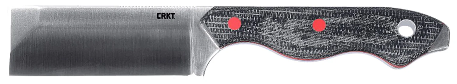CRKT 4037 Razel 2.97" Fixed Plain Satin D2 Steel Blade/Weathered Resin Infused Fiber Handle Includes Sheath