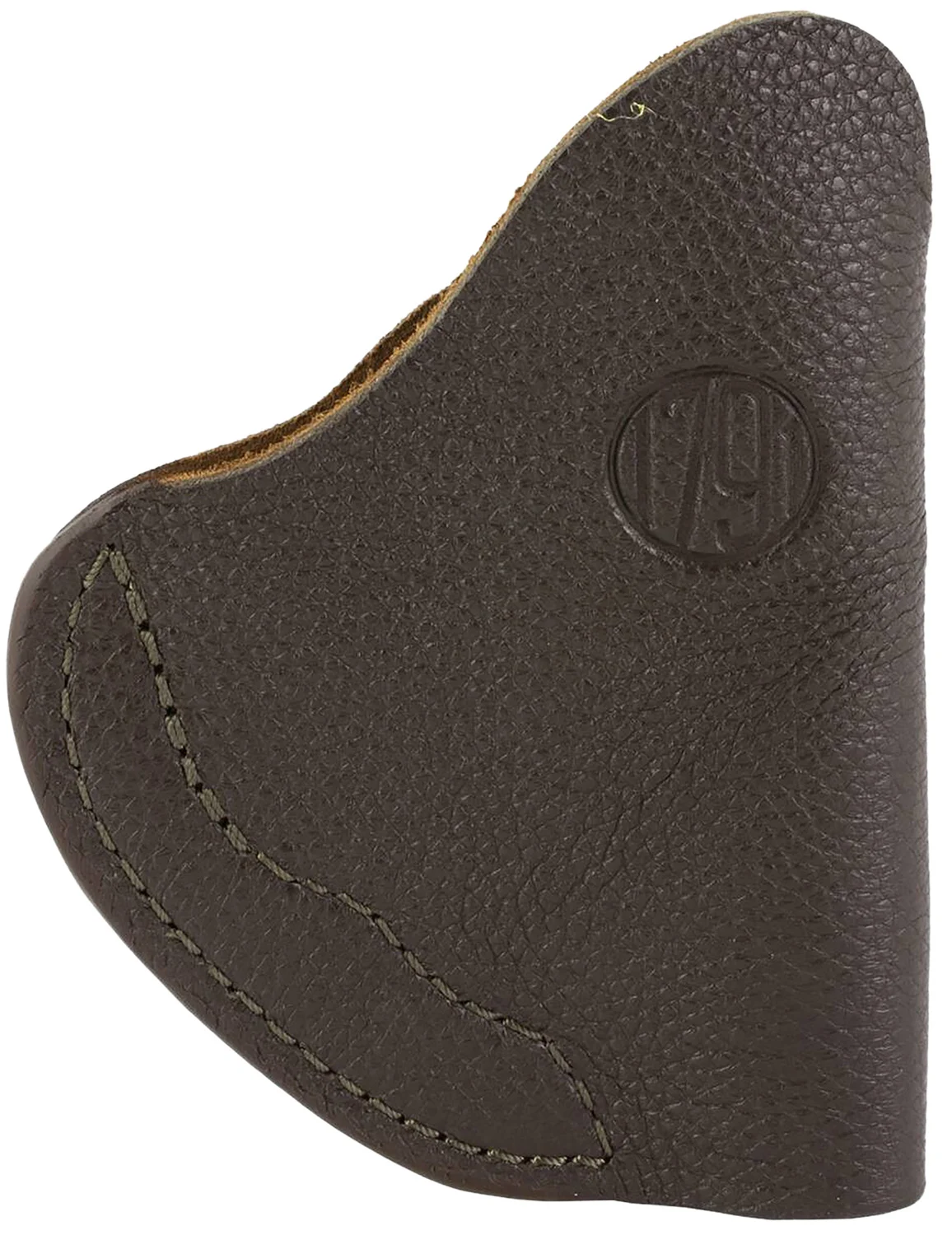1791 Gunleather FCD2BRWL Fair Chase IWB Size 02 Brown Leather Deer Hide Belt Clip Fits Ruger LCR Left Hand