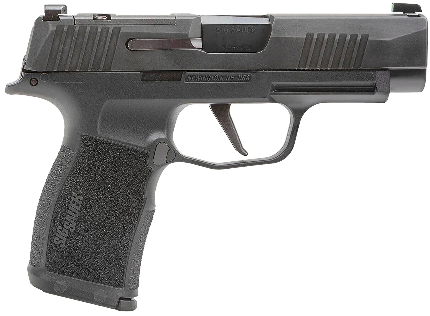 Sig Sauer 365XL9BXR3P10 P365XL 9mm Luger 10+1 3.70" Black Barrel, Black Nitron Optic Ready/Serrated SS Slide, Black SS Frame w/Beavertail & Black Polymer Grips