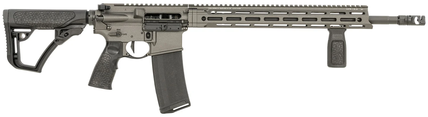 Daniel Defense 0212810739047 DDM4 V7 Pro 5.56x45mm NATO 18" 30+1, Cobalt Rec, Black OEM Overmolded Stock & Grip, Geissele Trigger