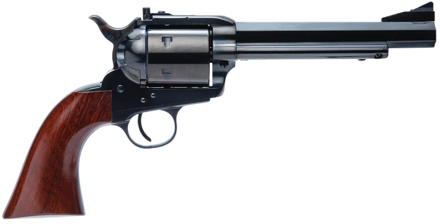 Cimarron CA362 Bad Boy 44 Mag 44 Special 6 Shot 6" Blued Octagon Barrel, Blued Cylinder, Blued Steel Frame, Walnut Grip, Exposed Hammer