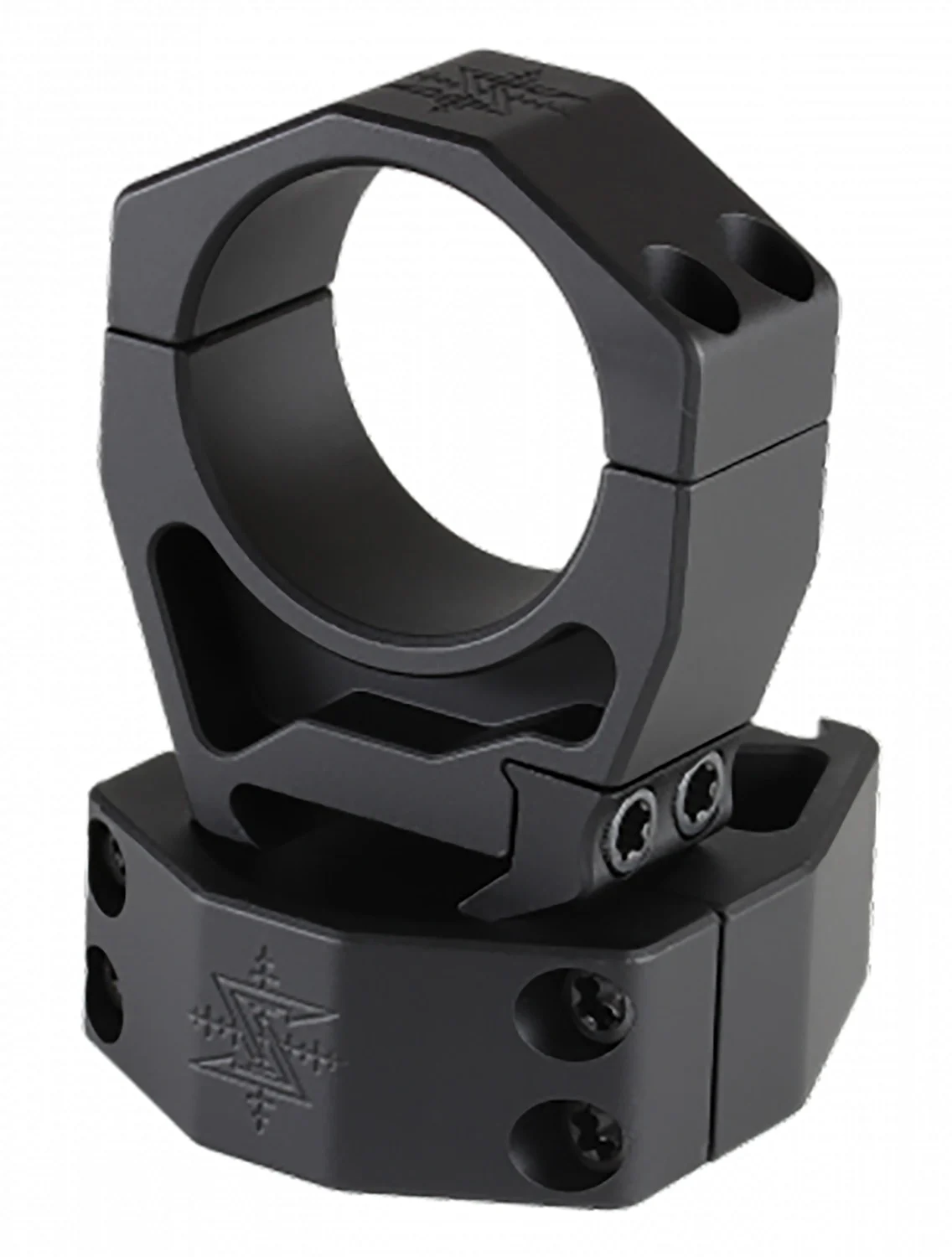 Seekins Precision 0010640006 Scope Rings Matte Black 35mm Extra High