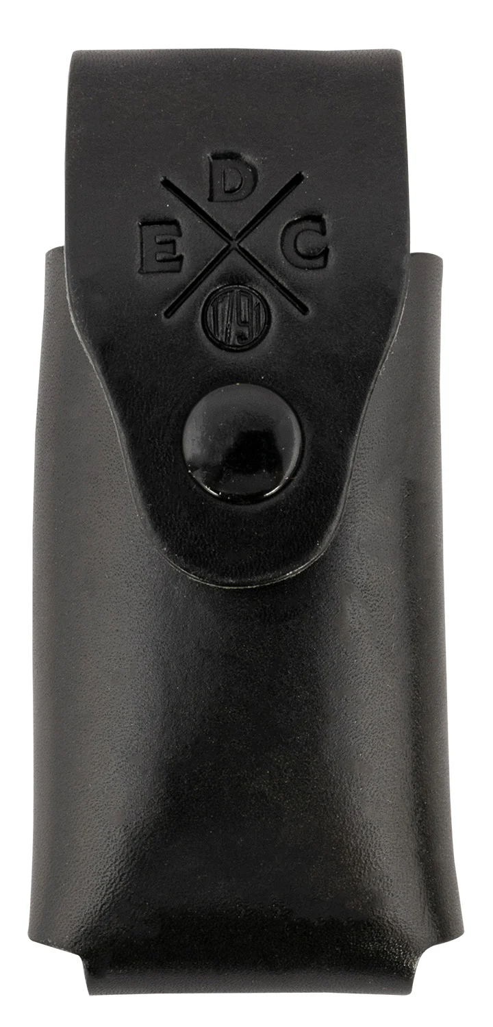 1791 Gunleather HDESSLSBLKA EDC Heavy Duty Easy Slide OWB Black Leather Belt Slide Ambidextrous