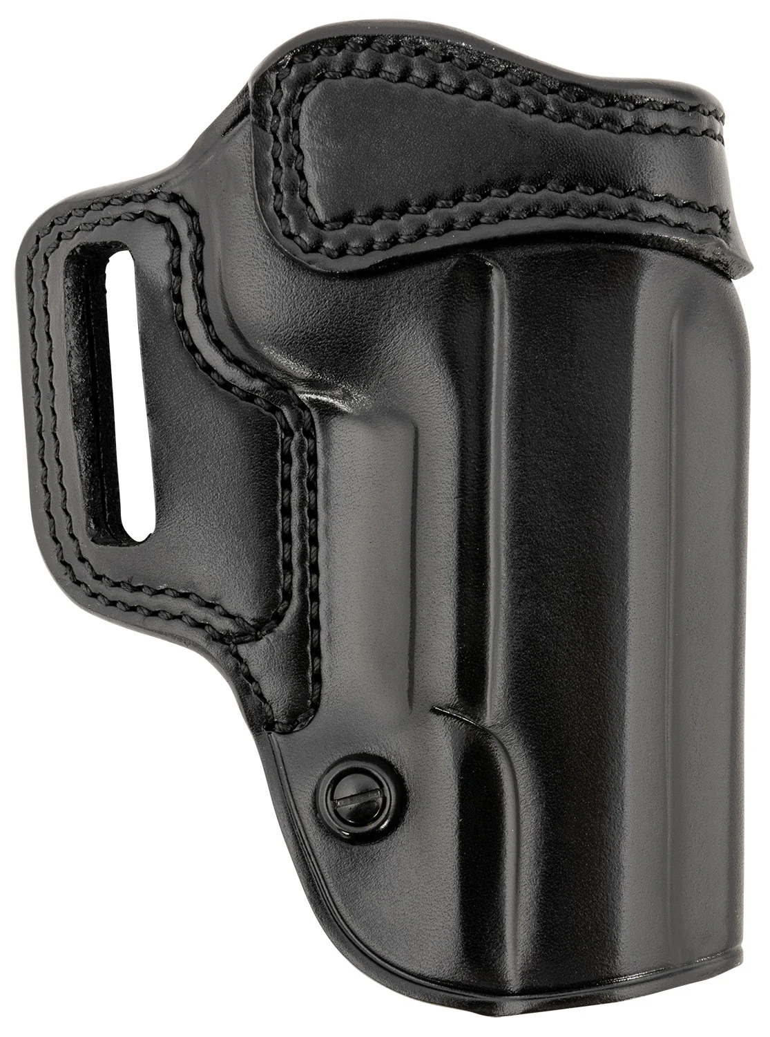 Galco AV212RB Avenger OWB Black Leather Fits 1911 5" Belt Slide, Right Hand