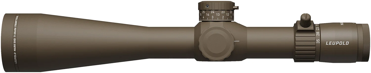Leupold 185073 Mark 5HD Flat Dark Earth 7-35x56mm, 35mm Tube, FFP PR2 MIL Reticle