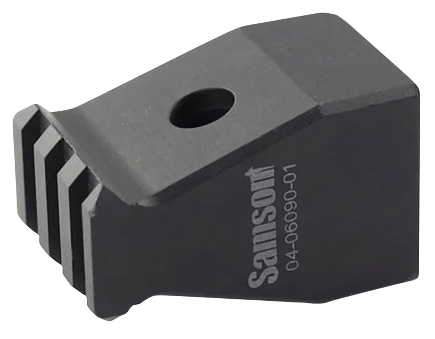 Samson 040609001 Rear Trunnion Stock Adapter Picatinny Rail, Black Anodized Aluminum, Fits Most AK-Platform