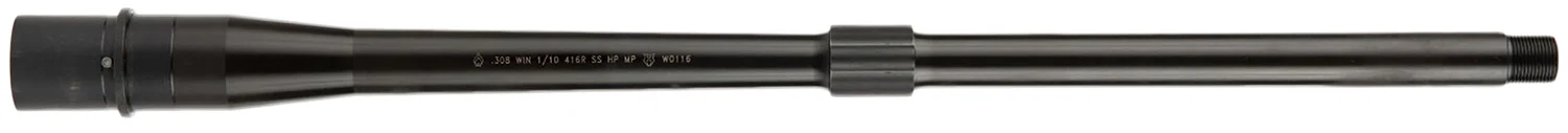 Ballistic Advantage BABL308021PQ Premium Series 308 Win 18" Threaded Hanson Profile, Midlength with Low Pro Gas Block, Black QPQ 4150 Chrome Moly Vanadium Steel, Fits AR-10