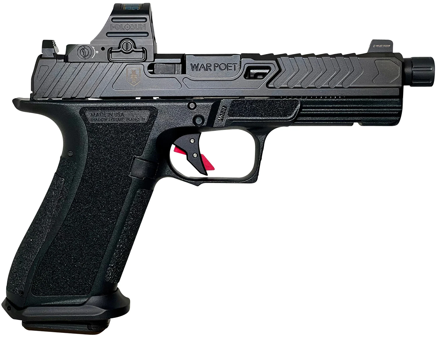 SHADOW SS-2074 DR920 9MM WP FLTD HOL BLK