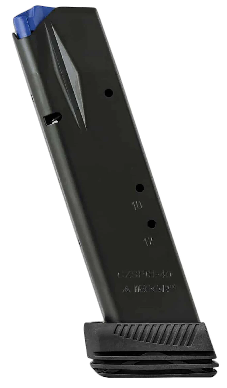 Mec-Gar MGCZ4014DPS CZ 14rd 40 S&W, Fits CZ Shadow/Shadow 2/85B/75B/SP-01 Black