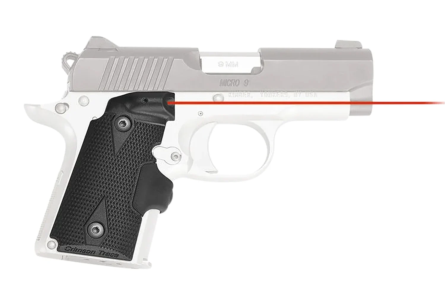 Crimson Trace 0152601 Lasergrips Fits Kimber Micro 9, Red Laser Black Polymer