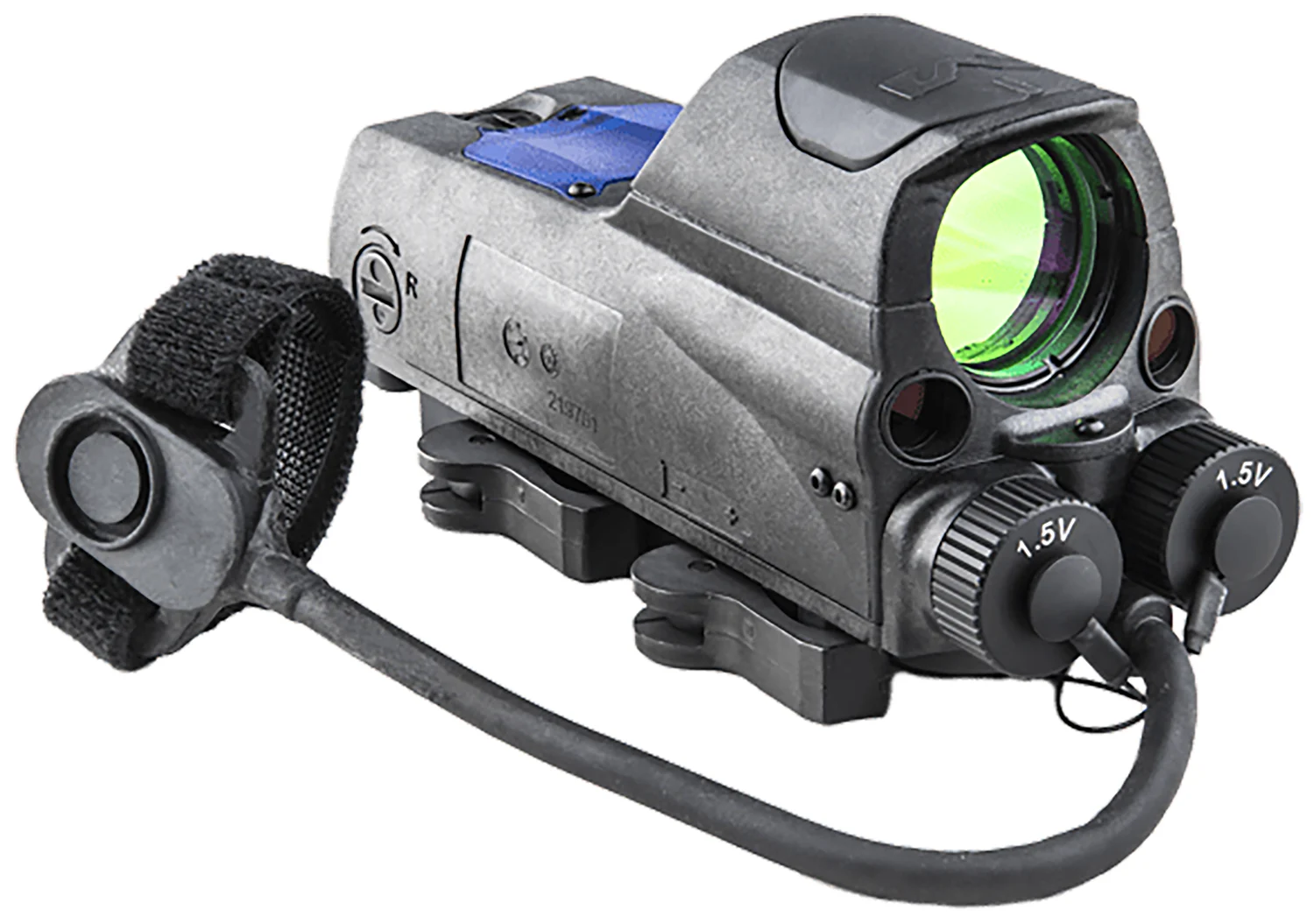 Meprolight USA 0687743 MOR PRO Black 1 x 30 mm 2.2 MOA Dot/Bullseye Reticle Green & IR Laser