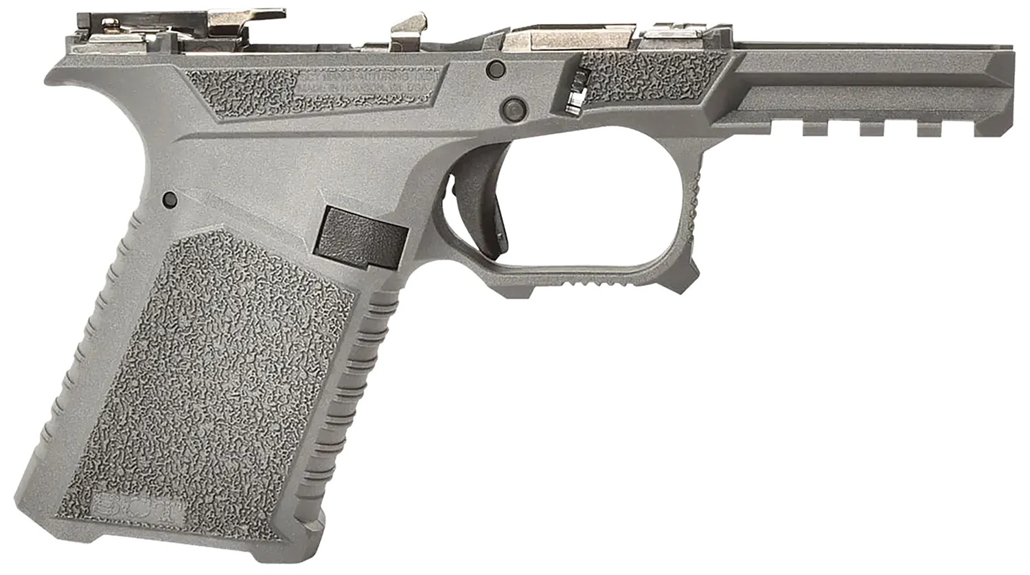 Sct Manufacturing 0226000000IC Compact Compatible w/ Gen3 19/23/32 Gray Polymer Frame Aggressive Texture Grip