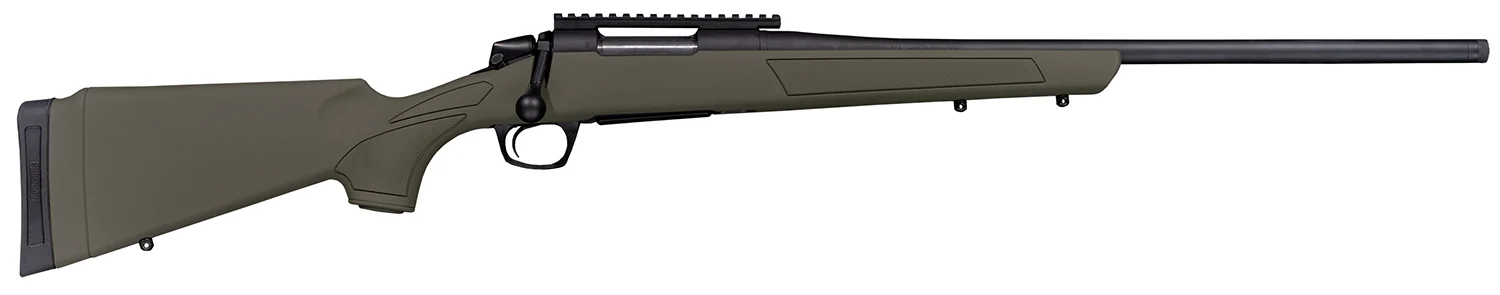 CVA CR3907G Cascade 350 Legend 4+1 22" Black Cerakote Steel Threaded Barrel, Black Cerakote Receiver, OD Green Synthetic Stock