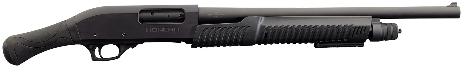 Charles Daly 930363 Honcho Tactical *CA Compliant 12 Gauge Pump 3" 5+1 18.50" Black Steel Barrel, Black Drilled & Tapped Aluminum Receiver, Black Birds Head Polymer Grip