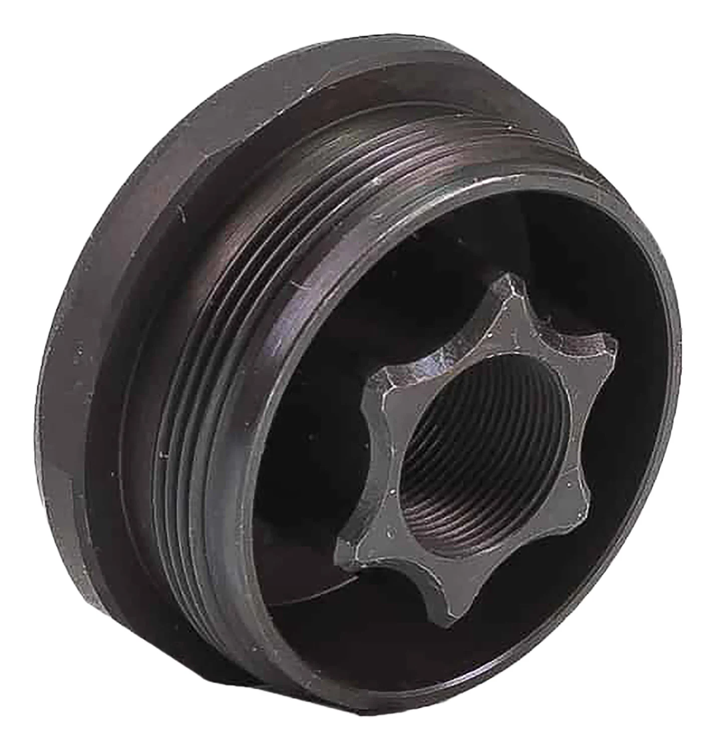 Jk Armament JK155HDM1236 HD Thread Mount Fits 1/2"x36 Stainless Steel Cerakote Black