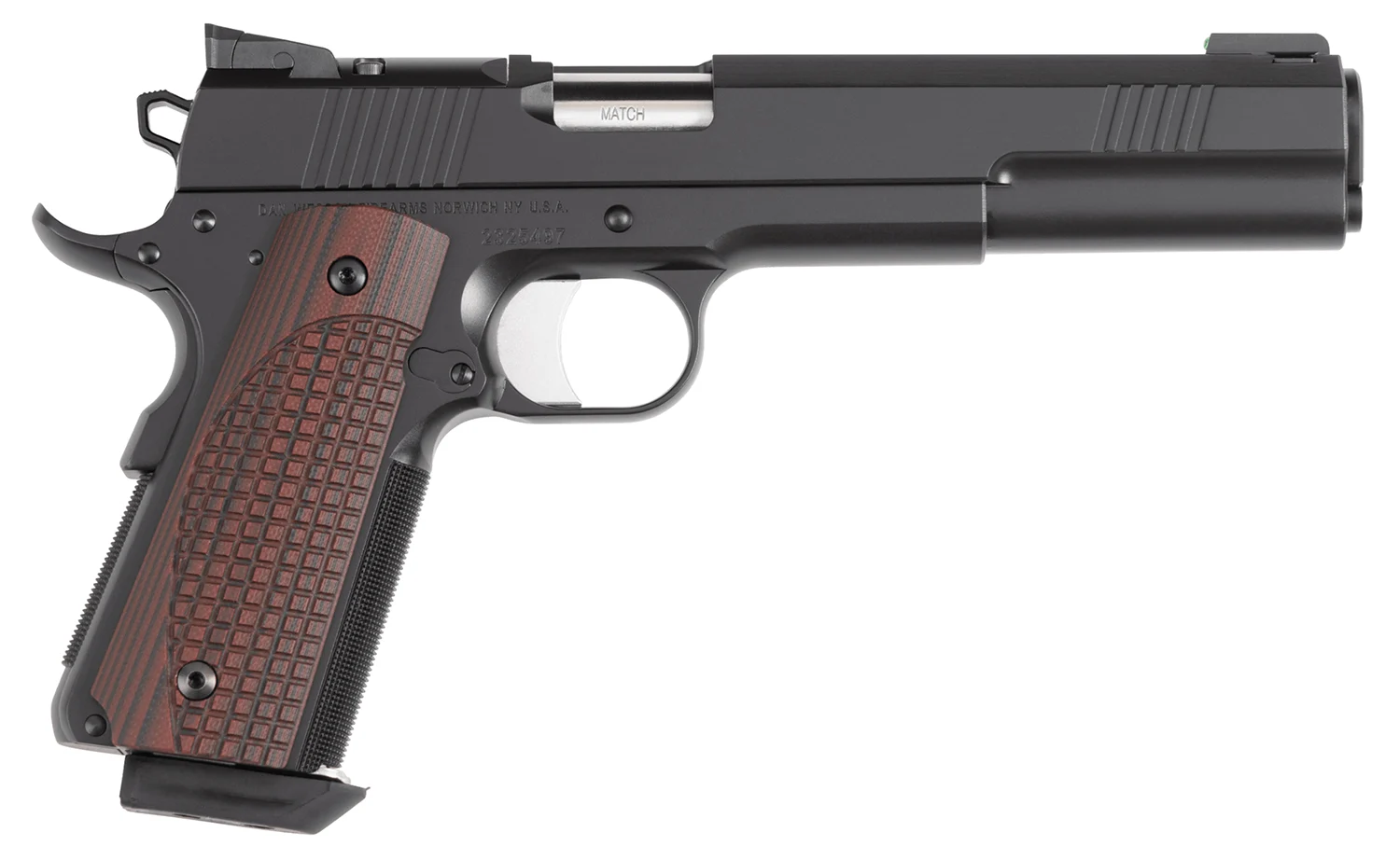 Dan Wesson 01793 Bruin 10mm Auto 8+1 6" Stainless Steel Barrel, Black Nitride Optic Ready/Serrated Steel Slide, Black Duty Stainless Steel Frame w/Beavertail, G10 Grip