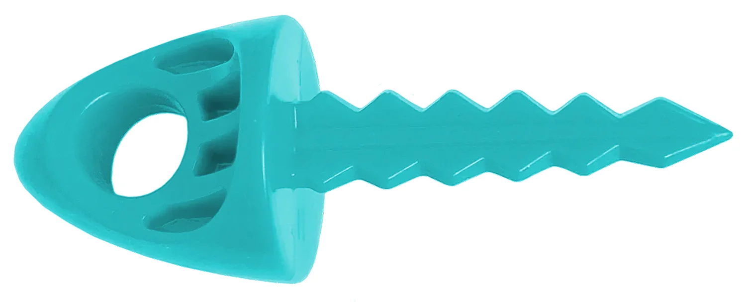 Targettack Llc Targettack Teal Green Polycarbonate Plastic 1" For Paper/Vinyl Targets 12 Pack